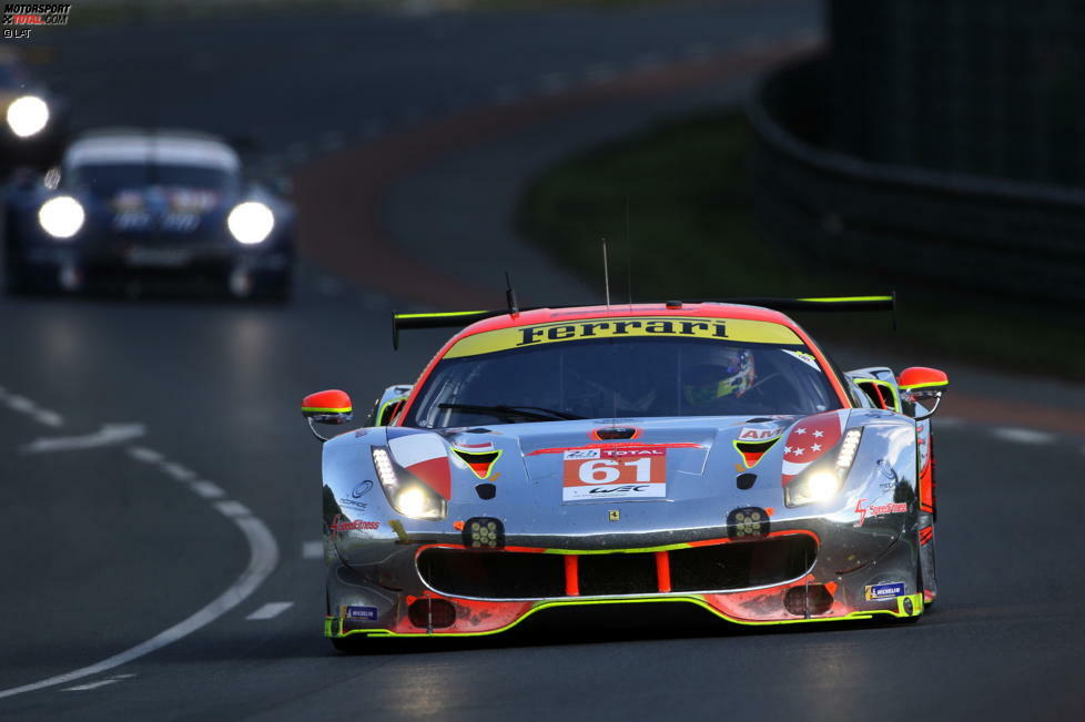 8. LMGTE-Am: #61 Clearwater Racing, Ferrari 488 GTE: Weng Sun Mok, Keita Sawa, Matthew Griffin