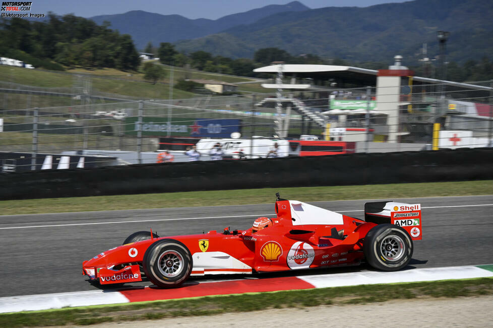 Beim Ferrari-Jubiläumsrennen 2020 in Mugello steuert Schumacher im Rahmenprogramm den F2004, das letzte Weltmeister-Auto seines Vaters. Es werden emotionale Demorunden im Siegerauto aus der Saison 2004.