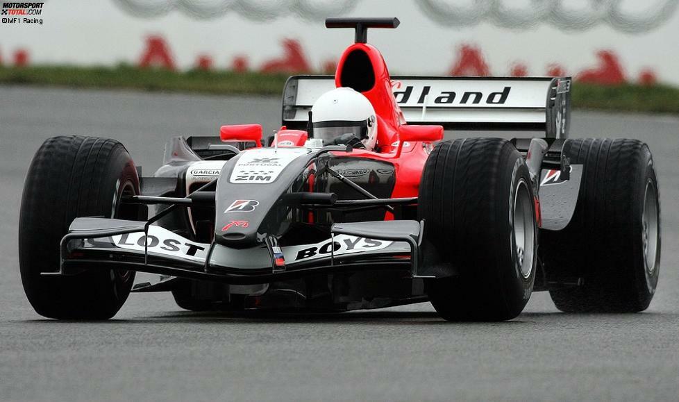 Auch Rossis langjähriger Rivale Max Biaggi testet Anfang 2006 einen Formel-1-Flitzer. Der Italiener dreht ein paar Runden für das Hinterbänklerteam Midland.