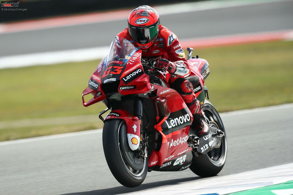 2022: Francesco Bagnaia (Ducati) mit 1:31.504 Minuten
