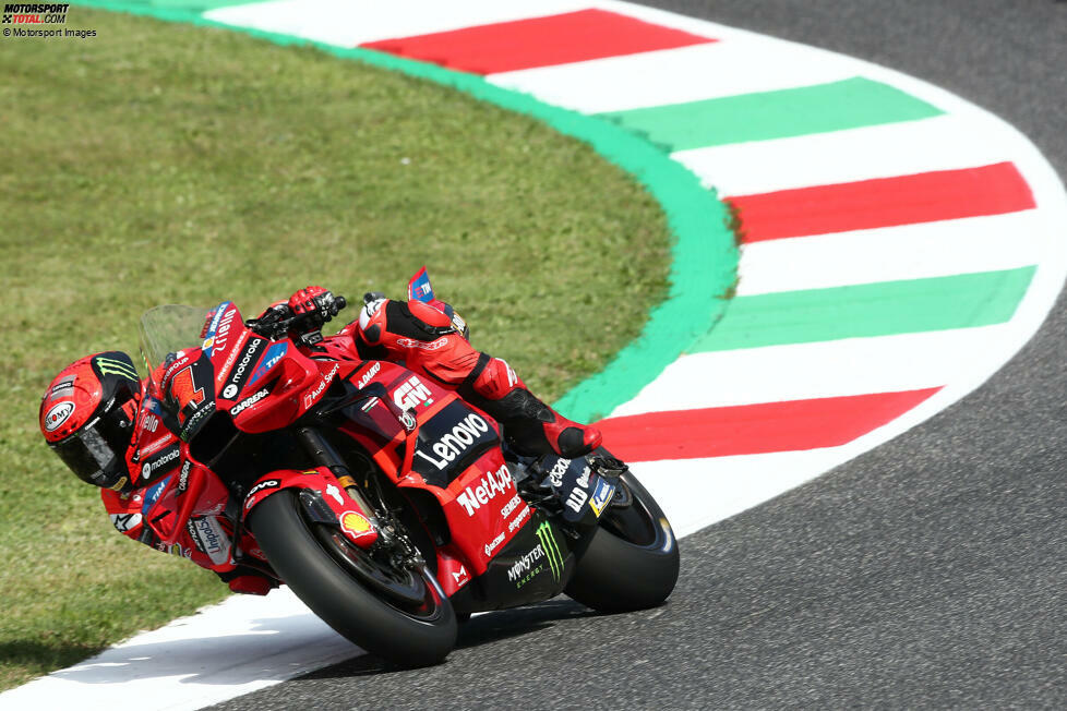 2023: Francesco Bagnaia (Ducati) mit 1:44.855 Minuten