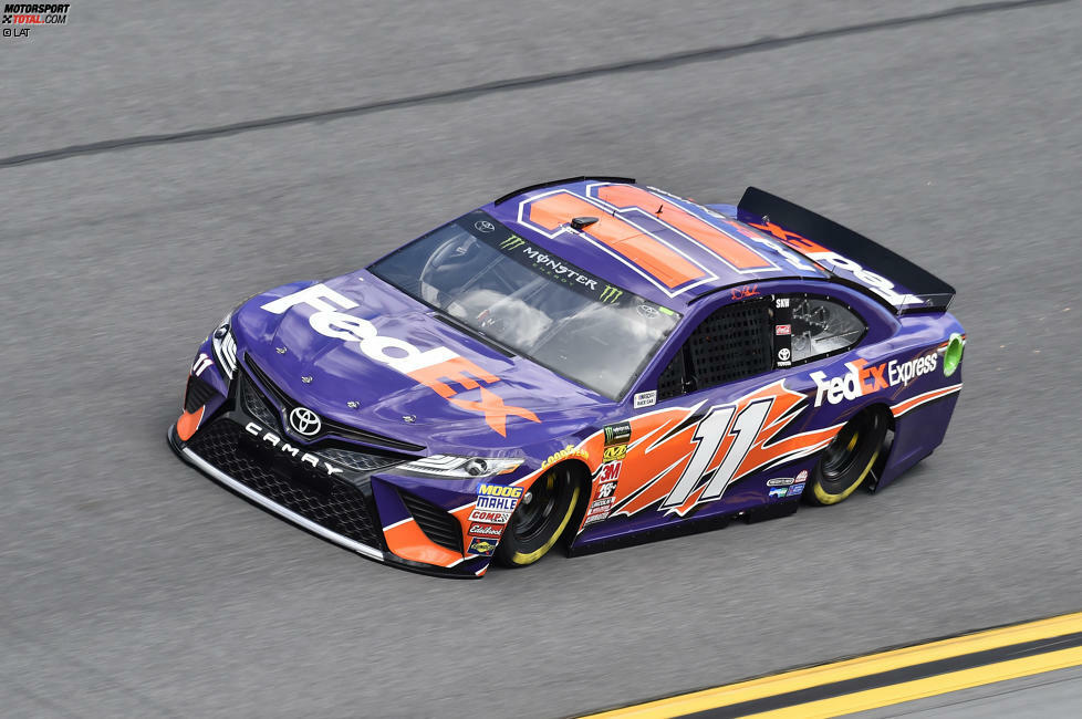 Denny Hamlin (Gibbs-Toyota): 3 Playoff-Punkte - 0 Rennsiege - 2 Stage-Siege - Platz 10 bei Ende der Regular-Season