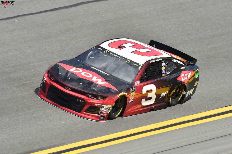 Austin Dillon (Childress-Chevrolet): 5 Playoff-Punkte - 1 Rennsieg - 0 Stage-Siege - Platz 19 bei Ende der Regular-Season