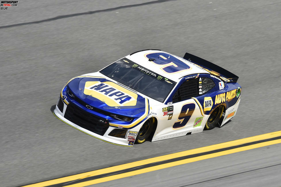 Chase Elliott (Hendrick-Chevrolet): 8 Playoff-Punkte - 1 Rennsieg - 3 Stage-Siege - Platz 11 bei Ende der Regular-Season