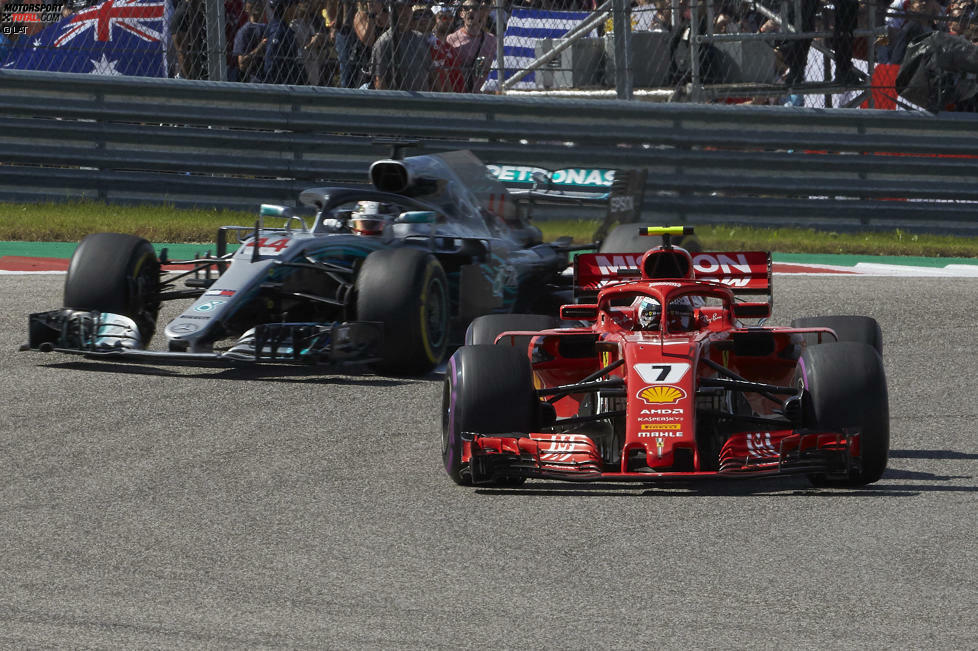 Kimi Räikkönen (1): Ja, im Qualifying wurde er (hauchdünn) von Vettel geschlagen. Und ja, der Speed im Rennen war nicht dominant. Aber ausreichend, um zu gewinnen. Und am Start hat er seinen Reifenvorteil eiskalt genutzt. Solche Rennen haben wir vom 
