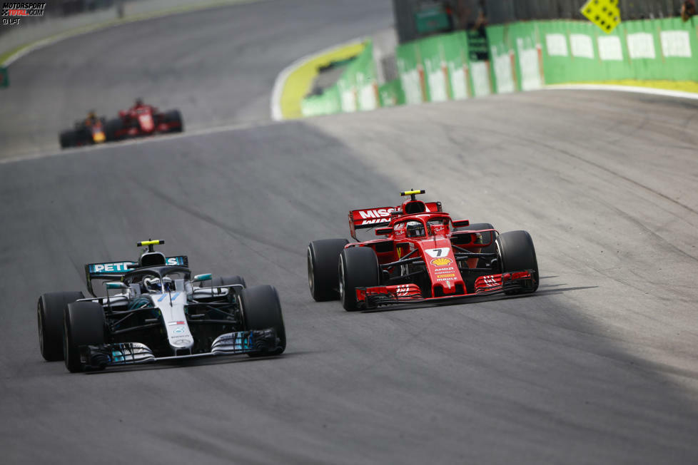 Valtteri Bottas (4): Ohne Löcher in den Felgen bauten die Reifen am Mercedes stark ab, und das bekommt Bottas schon seit ein paar Rennen nicht in den Griff. Hamilton offenbar schon. Der Start war (mit Reifenvorteil gegen Vettel) top. Aber das blieb sein einziges Highlight.