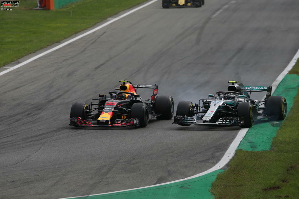 Max Verstappen (4): Ferrari und Mercedes lagen außer Reichweite, und trotzdem wäre ein Podium möglich gewesen. Schon vor dem unnötigen Abdrängen von Bottas, das mit fünf Sekunden geahndet wurde, hatte 