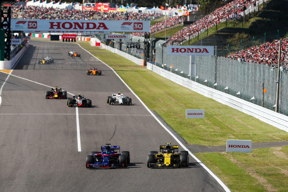 Carlos Sainz (3): Schwer zu sagen, wie gut oder schlecht der Renault in dieser Phase der Saison noch ist. Die Fahrer, die er hinter sich lassen konnte, hat er hinter sich gelassen. Aber es war dann auch nicht mehr als das.