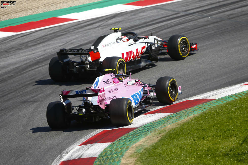 Esteban Ocon (3): Heimlich, still und leise sammelt der Franzose seine WM-Punkte und etabliert sich dabei immer mehr als Nummer 1 bei Force India. Gegen die starken Haas hatte er letztendlich keine Chance. Nach hinten aber alles im Griff.