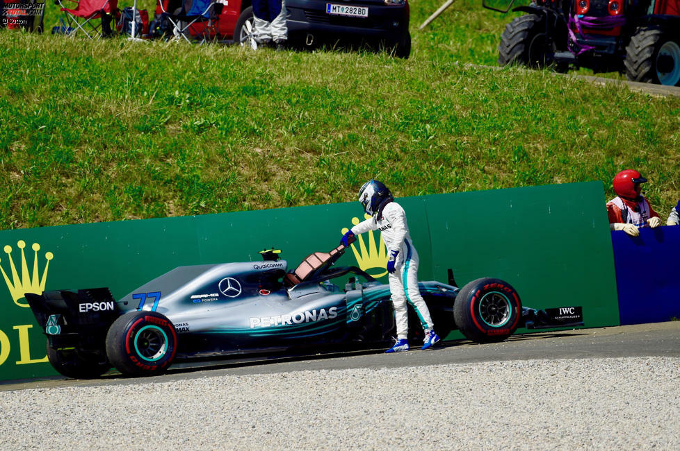 Valtteri Bottas (2): Die sensationell starke Pole muss man ihm hoch anrechnen. Den schlechten Start machte er durch einen kämpferischen Konter noch in der ersten Runde (fast) wieder wett. Und womöglich hätte er das Rennen gewonnen, wenn er nicht ausgeschieden wäre. Hätte, Konjunktiv.