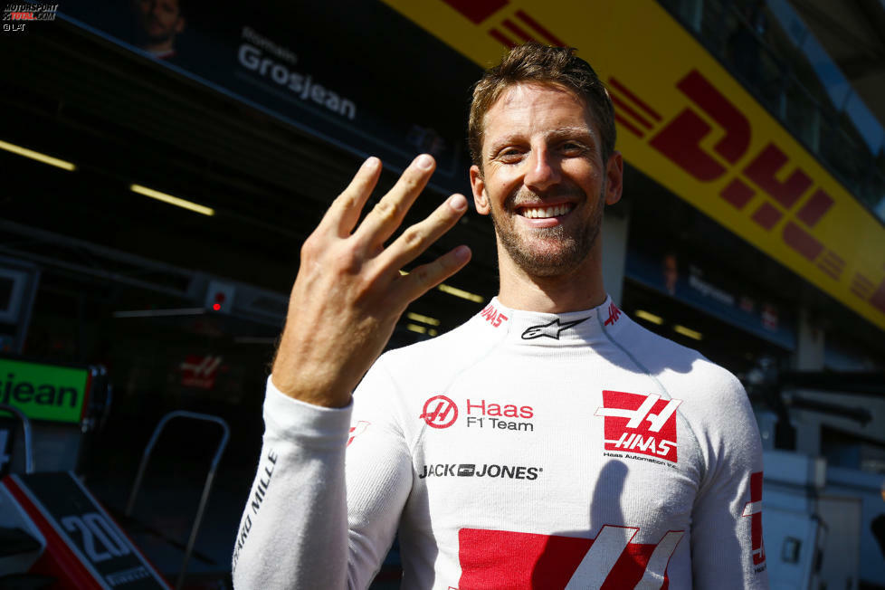 Romain Grosjean (1): Was wurde Grosjean nicht schon alles geprügelt - es war an der Zeit, der Welt zu beweisen, dass er es doch noch kann! Und wie: Sensationell vor einem Red Bull im Qualifying, hinten dran an der Spitzengruppe im Rennen. Mehr hätte an diesem Wochenende kein anderer Fahrer aus dem Haas rausgeholt.