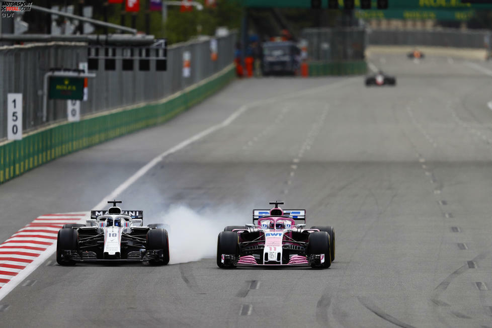 Lance Stroll (3): Der Williams-Pilot scheint ein Spezialist für Baku zu sein. Genau wie im Vorjahr hielt er sich aus allen Scharmützeln raus und musste nur dabei zusehen, wie sich seine Gegner nach und nach selbst reduzierten. Am Ende standen die ersten Punkte der Saison. Das ist noch lange keine Wende, aber ein Anfang.