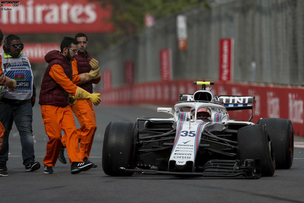 Sergei Sirotkin (4): Der Unfall am Freitag war unnötig, darf einem Rookie aber passieren. P12 im Qualifying war für seine Verhältnisse stark. Und für die Kollision mit Hülkenberg/Alonso konnte er unserer Auffassung nach nichts. Ebenso wie wir die Strafe wegen des Auffahrens auf Perez etwas hart finden.