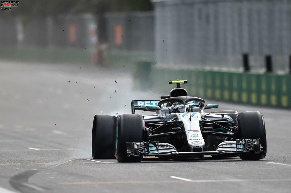 Valtteri Bottas (2): Der Sieg wäre verdient gewesen, aber eher für die Strategen als für den Fahrer. Bottas war nur durch den Overcut in der Position, das Rennen gewinnen zu können - den hat er aber astrein umgesetzt. Der Reifenschaden am Ende war Pech. Und sich gegen Vettel beim Re-Start nicht zu verteidigen sehr klug.