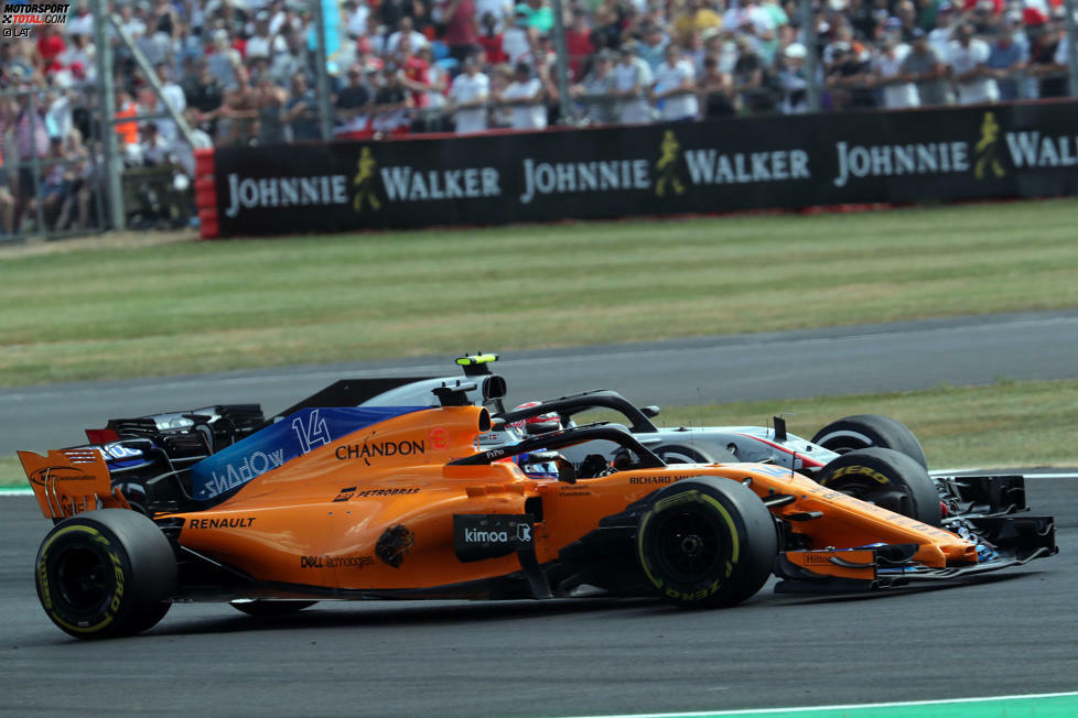Fernando Alonso (2): Der zweimalige Weltmeister ist eine Bank, wenn es darum geht, das aus dem McLaren herauszuholen, was er eben hergibt. Das war in Silverstone der achte Platz.