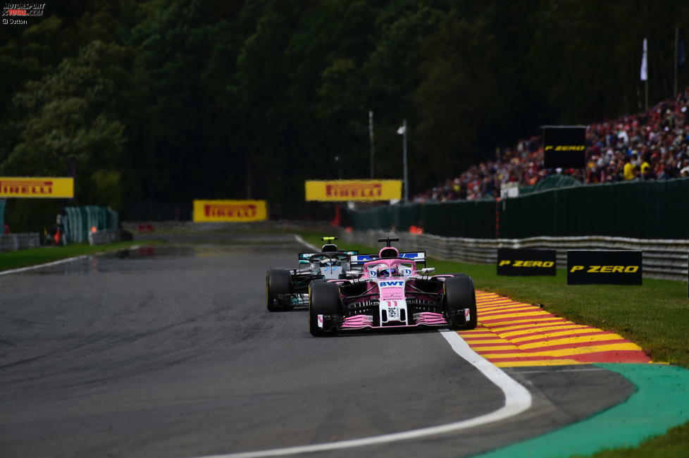 Sergio Perez (2): Im Qualifying fehlte nur eine Runde auf die Pole, im Rennen hatte er den Schwung, um in Führung zu gehen. Gegen Bottas wehrte er sich mit Händen und Füßen, und der fünfte Platz ist der Lohn für seine harte Arbeit. Perez muss sich für diese Ergebnisse mehr anstrengend als Ocon. Aber er liefert sie konstant ab.