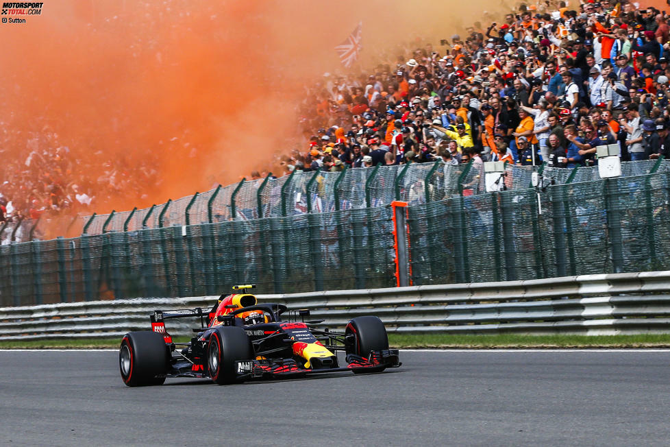 Max Verstappen (2): Das Qualifying hat Red Bull am Taschenrechner verwachst und nicht der Holländer im Cockpit. Und im Rennen hatte er den Fehler eh schnell korrigiert. Konsequent, wie er sich nach vorne arbeitete. Mehr ging nicht als das Podium. Auftrag erfüllt - 24 Jahre nach Papa Jos!