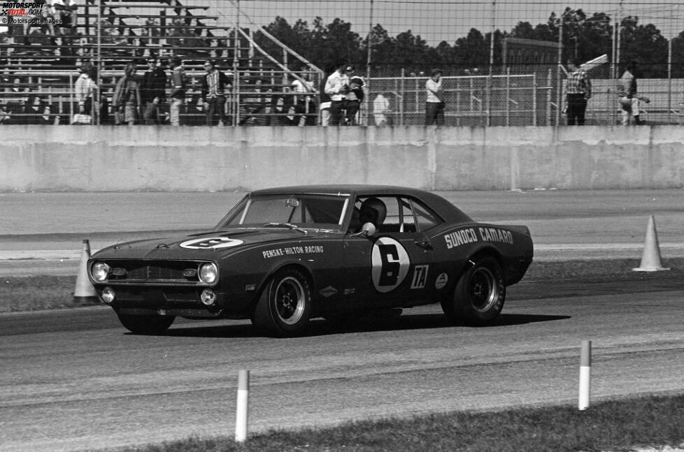 1968, 1969, 1971 - Trans-Am: Mark Donohue (Chevrolet Camaro und AMC Javelin; Foto: Camaro von 1968)