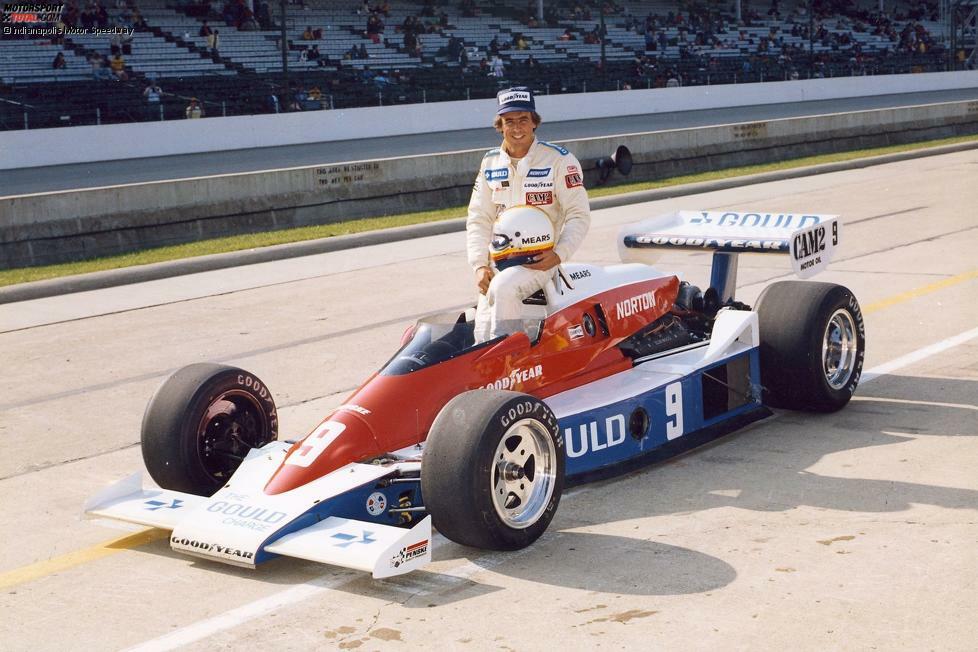 1979: Rick Mears mit erstem Indy-Sieg für ein Penske-Chassis. 