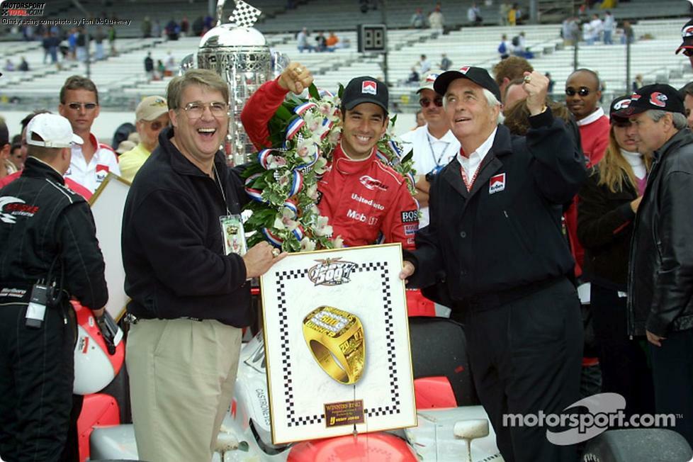 2001: Helio Castroneves gewinnt nach sechs Jahren Penske-Pause. 