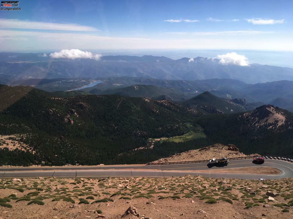 Die atemberaubende Aussicht vom Pikes Peak