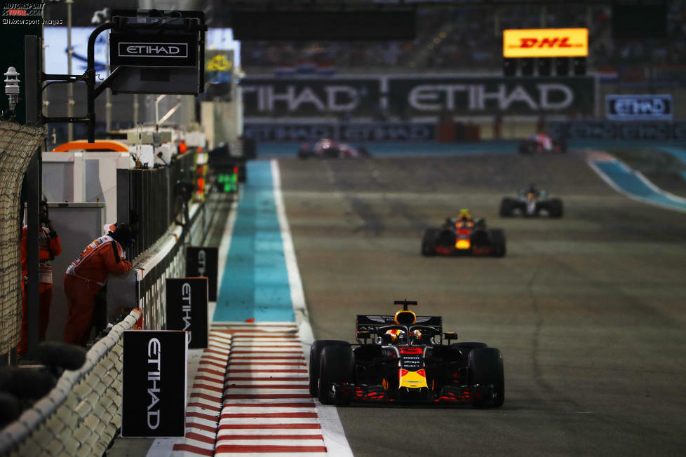 Letzte Punkte: Abu Dhabi 2018 (P3 mit Max Verstappen, P4 durch Daniel Ricciardo)