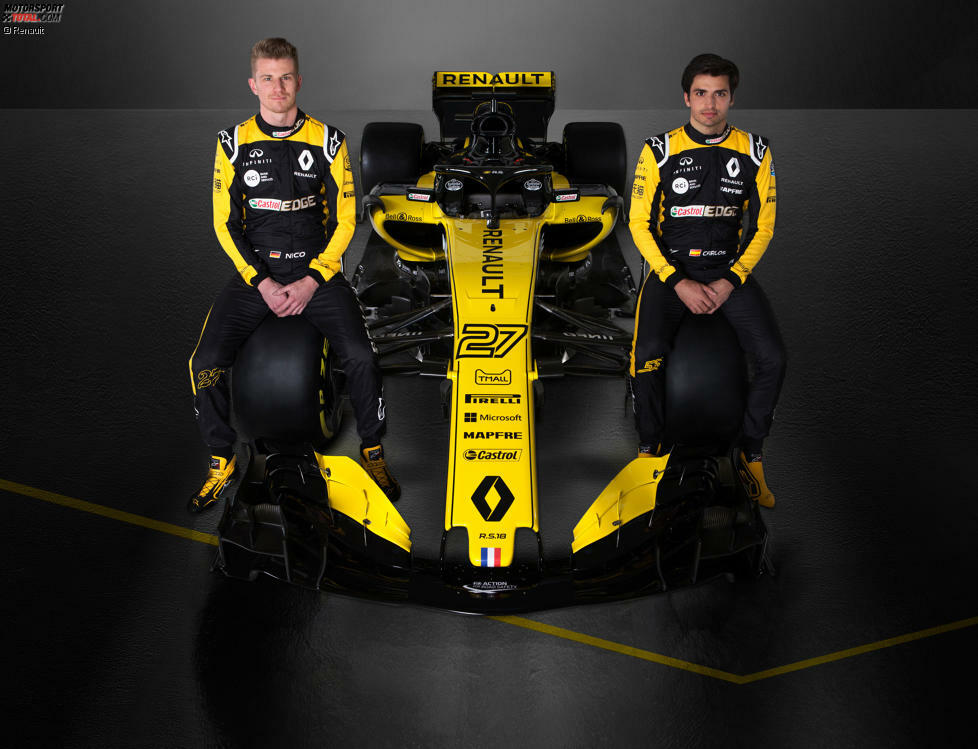 2018: Erstmals nur virtuell präsentierte Renault seinen R.S.18 - mit Fotos aus dem Studio in Enstone.