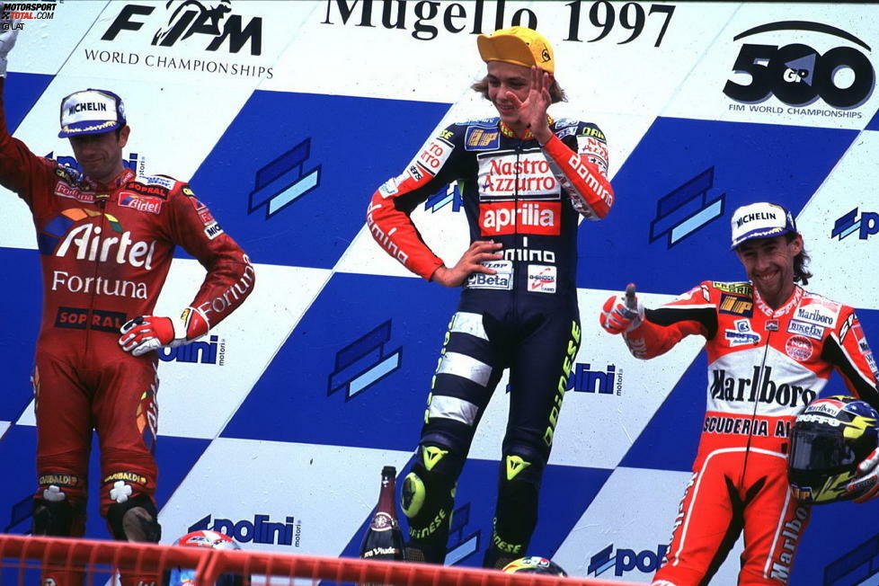 1997: Erster WM-Titel mit Aprilia in der 125er-Klasse