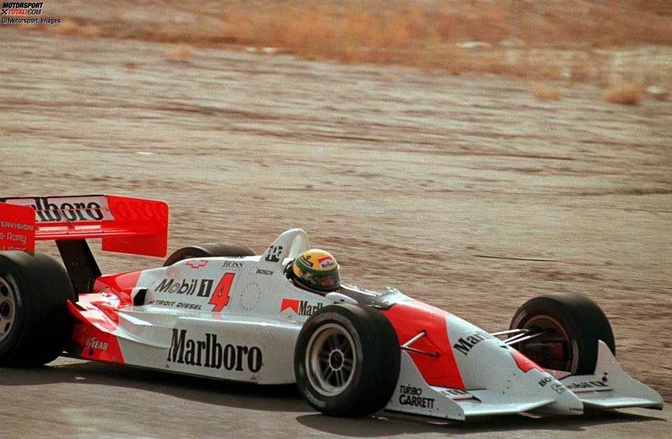 Was zu diesem Zeitpunkt noch niemand weiß: Sennas erster IndyCar-Test ist zugleich auch seine letzte Ausfahrt in einem Boliden der US-Rennserie, denn ...