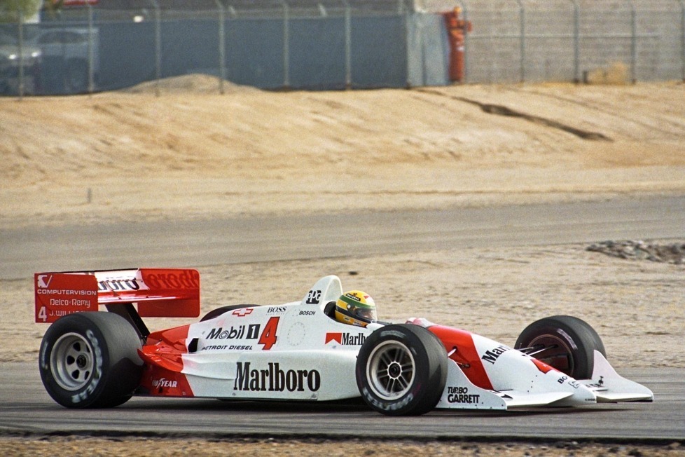 Formel-1-Weltmeister Ayrton Senna testete im Dezember 1992 ein US-amerikanisches IndyCar. Wir erinnern mit Bildern an die Probefahrt im Penske-Boliden!