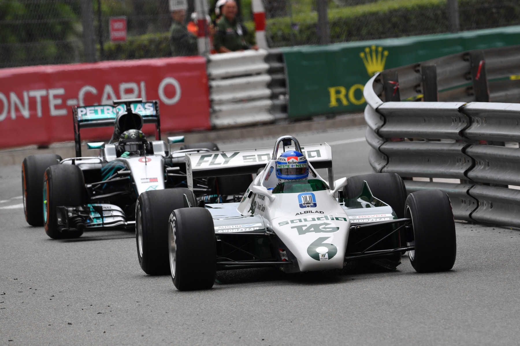 Fotostrecke: Keke und Nico Rosberg in ihren WM-Autos Sutton