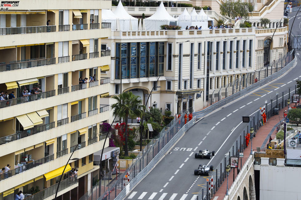 Kulisse lädt zum Träumen ein: Sowohl Keke als auch Nico haben den Monaco-Grand-Prix in ihrer aktiven Zeit auch gewonnen - Keke 1983, Nico 2013, 2014 und 2015