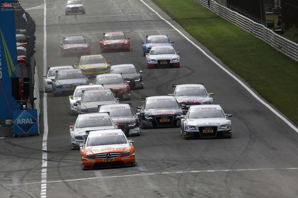 Saisonauftakt Hockenheim 2010: Dreimal gewinnt Gary Paffett (2010) in der DTM - einmal davon in Hockenheim.