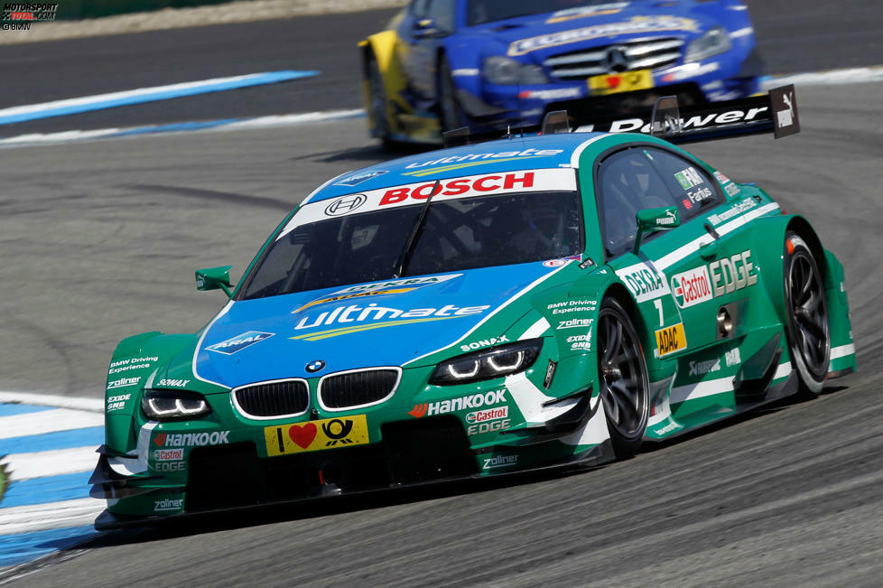 Saisonauftakt Hockenheim 2013: Augusto Farfus (BMW) gewinnt sein zweites Rennen in der DTM.