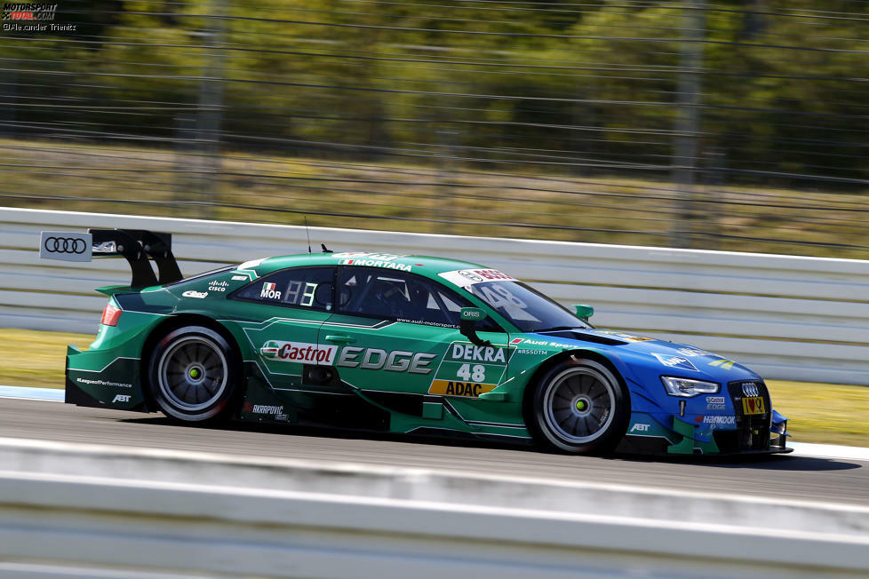 Saisonauftakt Hockenheim 2016, Rennen 2: Damals noch im Audi gewinnt Edoardo Mortara 2016 in Hockenheim.