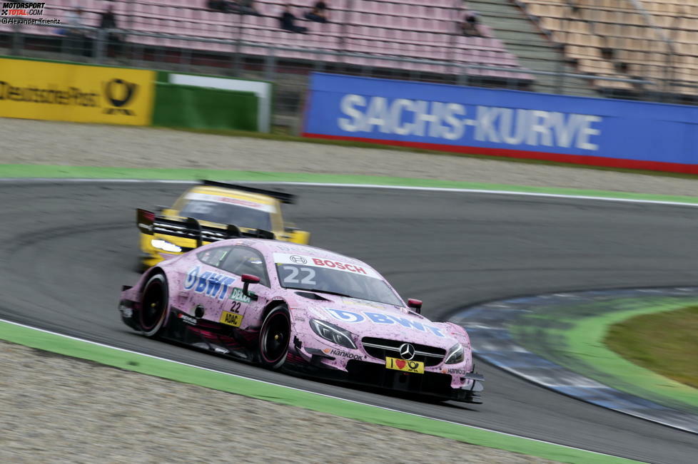 Saisonauftakt Hockenheim 2017, Rennen 1: Lucas Auer (Mercedes) gewinnt das erste Rennen der Saison 2017.