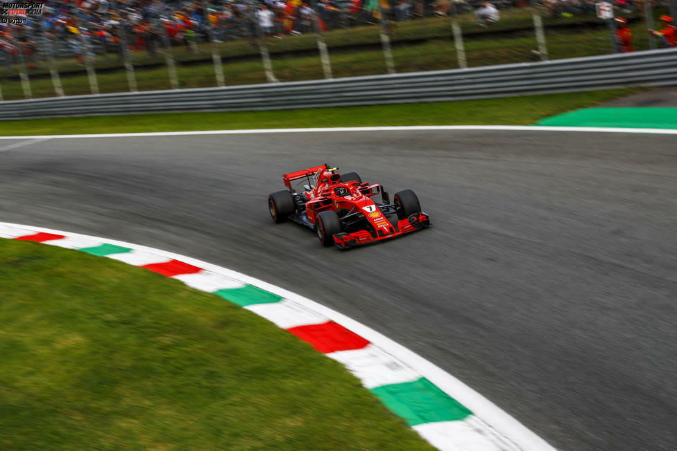 Schnell, schneller, Kimi Räikkönen: Der Finne sorgte mit seiner Pole-Runde in Monza für den schnellsten offiziellen Umlauf in einem Formel-1-Rennwagen. 263,587 km/h Durchschnittsgeschwindigkeit toppten den bisherigen Bestwert von Juan Pablo Montoya (262,242 km/h), den er 2004 an gleicher Stelle in einem BMW-Williams aufgestellt hatte.