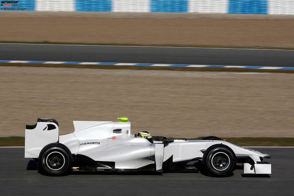 Ganz in Weiß kommt 2012 der HRT F111 daher, auch aus Mangel an Sponsoren vor Saisonbeginn. Dann aber ...
