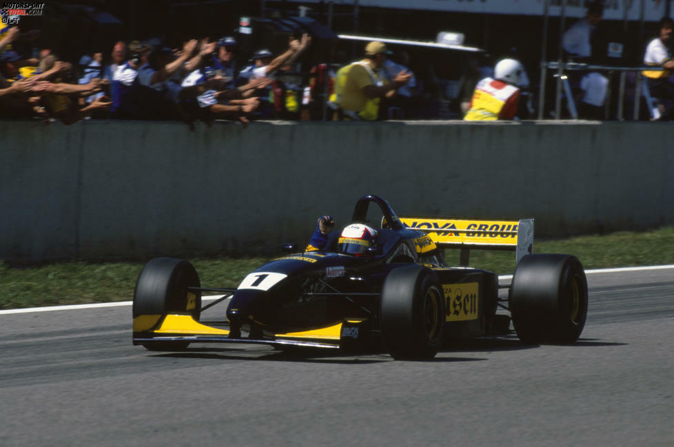 6. Formel 3000 (20 Fahrer): Obwohl die Serie 2005 von der GP2 abgelöst wurde, waren noch 20 Formel-1-Millennium-Debütanten in der einst direkten Nachwuchsklasse unterwegs. Juan Pablo Montoya (Bild) oder Nick Heidfeld wurden Meister - als Letzter Vitantonio Liuzzi, bevor die Serie nach 20 Jahren verschwand.