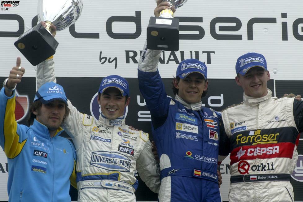 4. Formel Renault 3.5 (25 Fahrer): Der einst große Konkurrent der GP2 war ab 1998 (unter Nissan-Führung) ein wichtiges Sprungbrett für Piloten wie Fernando Alonso, Robert Kubica (rechts) oder die Red-Bull-Junioren. Mit dem Rückzug von Renault folgte auch der Absturz: 2018 wird es keine neue Auflage geben.