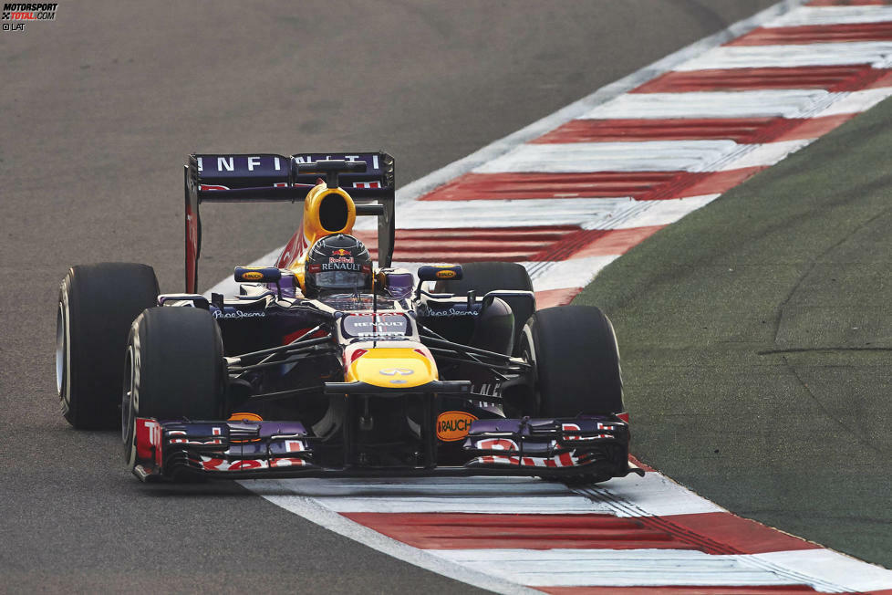 2013: Red-Bull-Renault RB9
WM-Ergebnis: Weltmeister mit 397 Punkten, 13 Siege