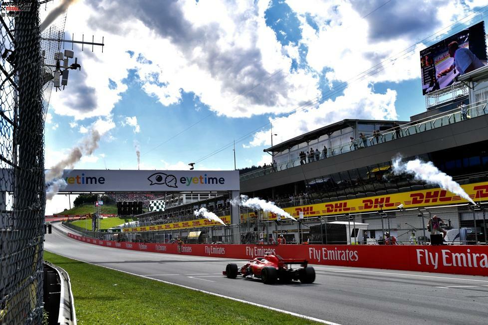 Österreich: Vettel wird drei Plätze zurückversetzt, weil er Sainz im Qualifying behindert hat, profitiert im Rennen aber von einem Mercedes-Taktikfehler und einem Ausfall Hamiltons. Verstappen, vor dem Vettel ohne die Strafe gestartet wäre, gewinnt. Der Sieg wäre drin gewesen. Realer Punktestand: 146:145. Fehlerbereinigt: 188:124.