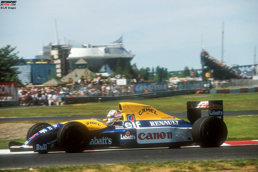 1. Nigel Mansell (Williams), Kanada 1991 In der letzten Runde musste Mansell in Kanada aufgeben. In der Haarnadelkurve des Circuit Gilles Villeneuve kam der Williams-Renault zum Stehen. Über den Grund gibt es verschiedene Theorien: Mansell sagte, dass er nicht mehr aus dem neutralen Gang herauskam. Andere sagen, dass er die Drehzahl bei