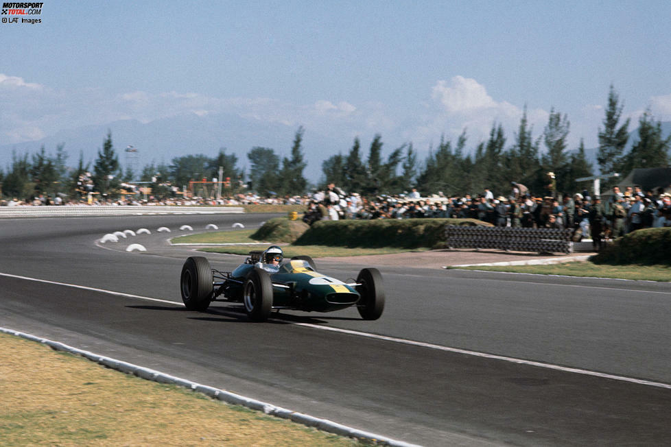 10. Jim Clark (Lotus) Mexiko 1964: In der letzten Runde machte eine defekte Ölleitung Jim Clark den Sieg zunichte. Mit seiner dominanten Leistung war er eigentlich auf dem Weg, seinen zweiten Formel-1-Titel zu holen. Er wurde letztendlich noch auf Platz fünf gewertet. Rennsieger war Gurney im Brabham und Weltmeister wurde Surtees.