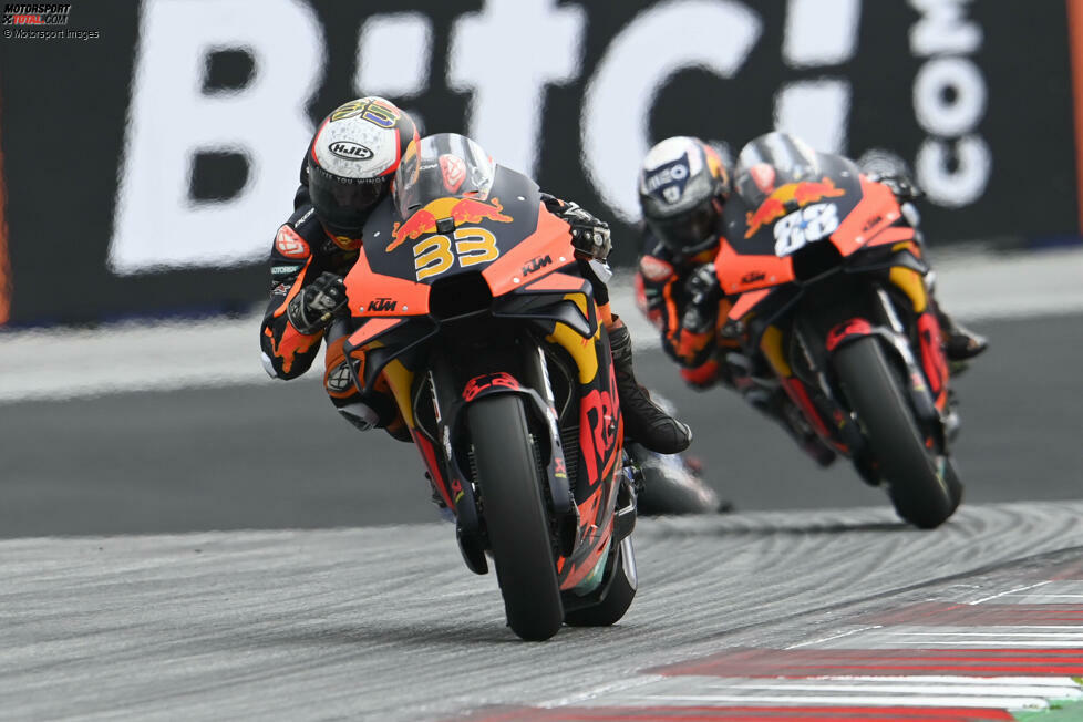 2021 (RC16) - Fahrer: Brad Binder, Miguel Oliveira, Dani Pedrosa (Testfahrer) - Bilanz: 2 Siege, 4 Podestplätze, P5 in der Hersteller-WM