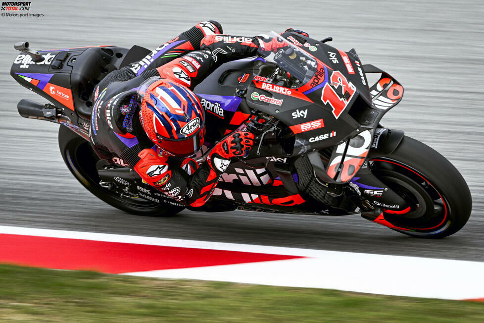 2024 (RS-GP24) - Fahrer: Aleix Espargaro, Maverick Vinales, Lorenzo Savadori (Testfahrer) - Bilanz: 1 GP-Sieg, 3 Sprint-Siege, 3 Poles, P3 in der Hersteller-WM