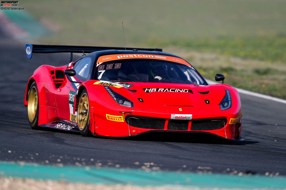 #7 - HB Racing - Sebastian Asch/Luca Ludwig - Ferrari 488 GT3