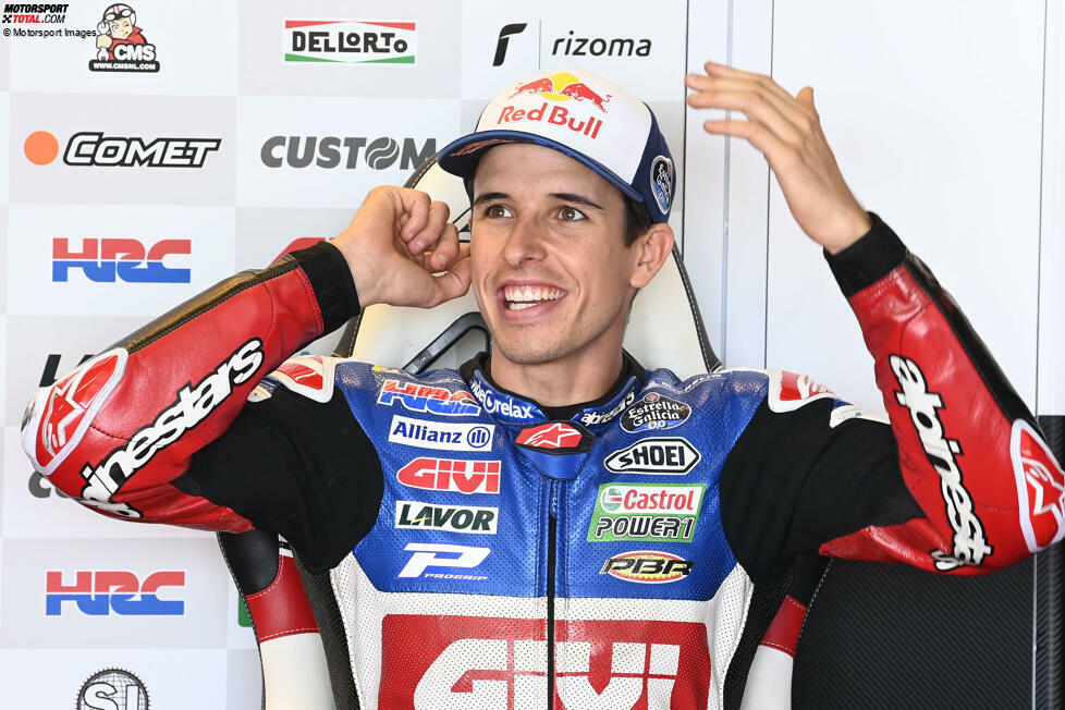 Die MotoGP-Bilanz von Alex Marquez (Stand: Ende 2022): 52 Rennen, 2 Podestplätze. Moto2-Weltmeister 2019, Moto3-Weltmeister 2014.