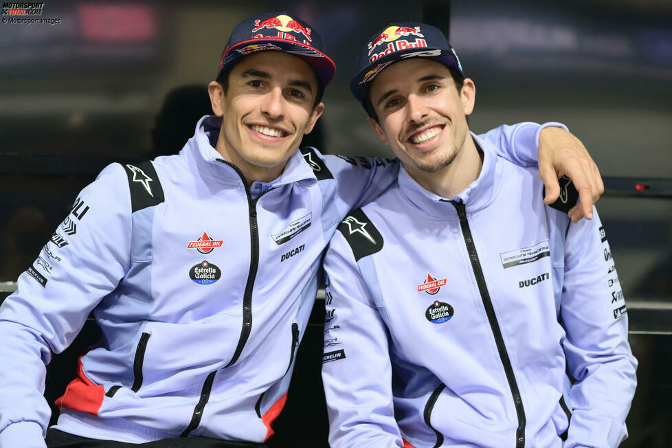 Für die Saison 2024 bekommt Alex Marquez bei Gresini einen neuen Teamkollegen, und zwar seinen Bruder Marc Marquez. Der größte gemeinsame Erfolg gelingt ...