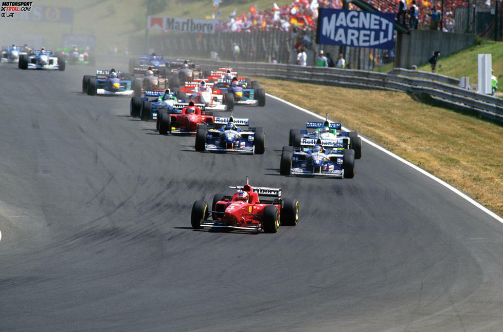 Später hat der Deutsche Michael Schumachers Weg zu Ferrari verfolgt. 